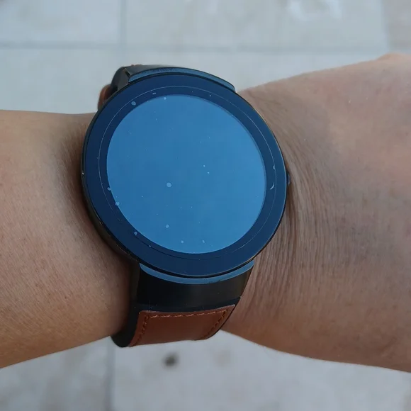 Movado Accessories Movado Connect Brown Leather Strap Mens